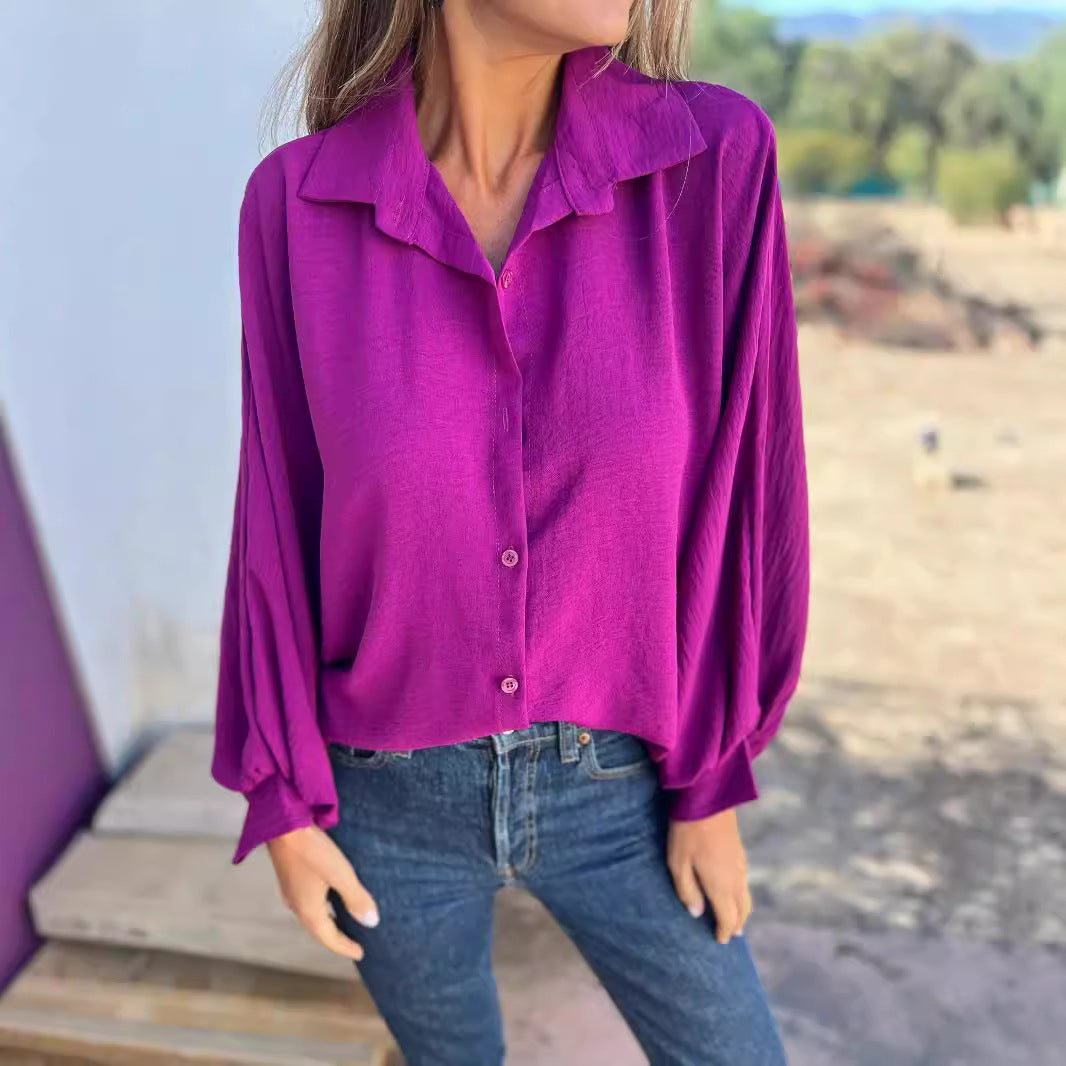 Chemise Fluide à Texture Gauffrée