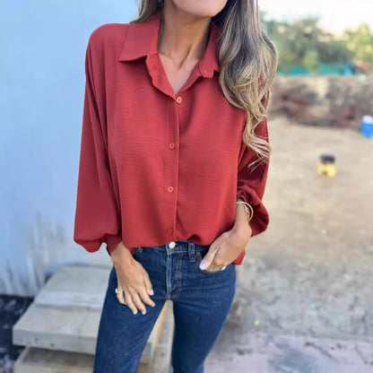 Chemise Fluide à Texture Gauffrée