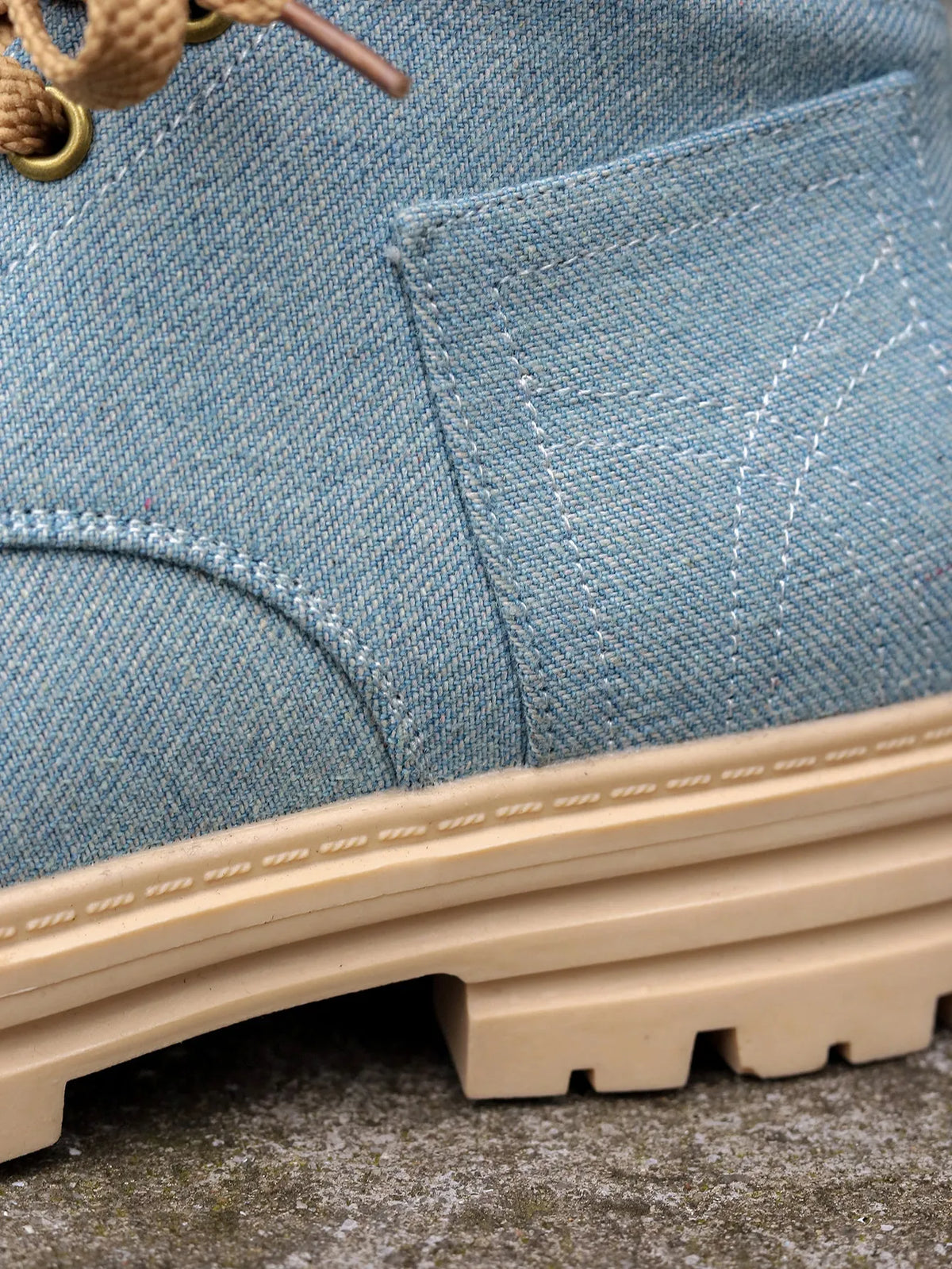Bottines Style Bottes Martin à Plateforme et Lacets