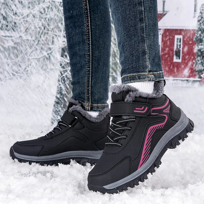 Chaussures de Marche Hivernales Fourrées et Antidérapantes