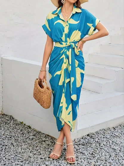 Élise – Robe Midi Élégante