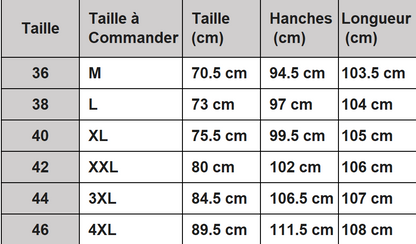 Pantalon Droit Taille Haute