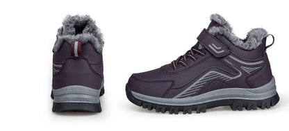 Chaussures de Marche Hivernales Fourrées et Antidérapantes
