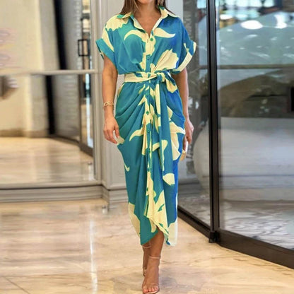 Élise – Robe Midi Élégante