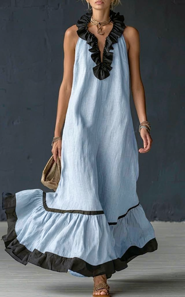 Liora - Robe Bohème Élégante