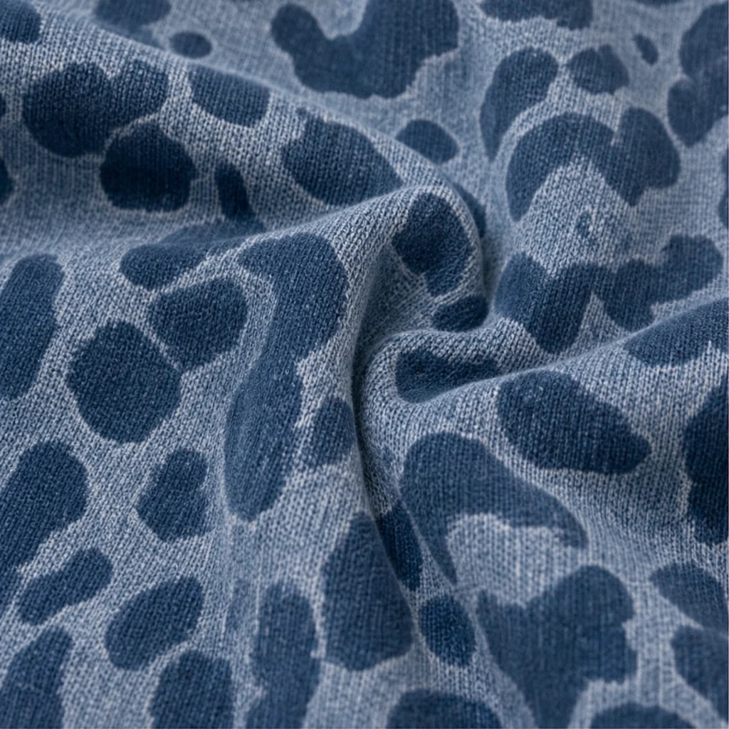Veste Zippée à Capuche Imprimé Léopard
